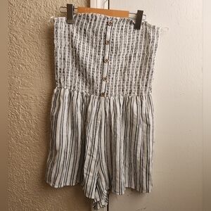 NWT- Garage Stripe Romper